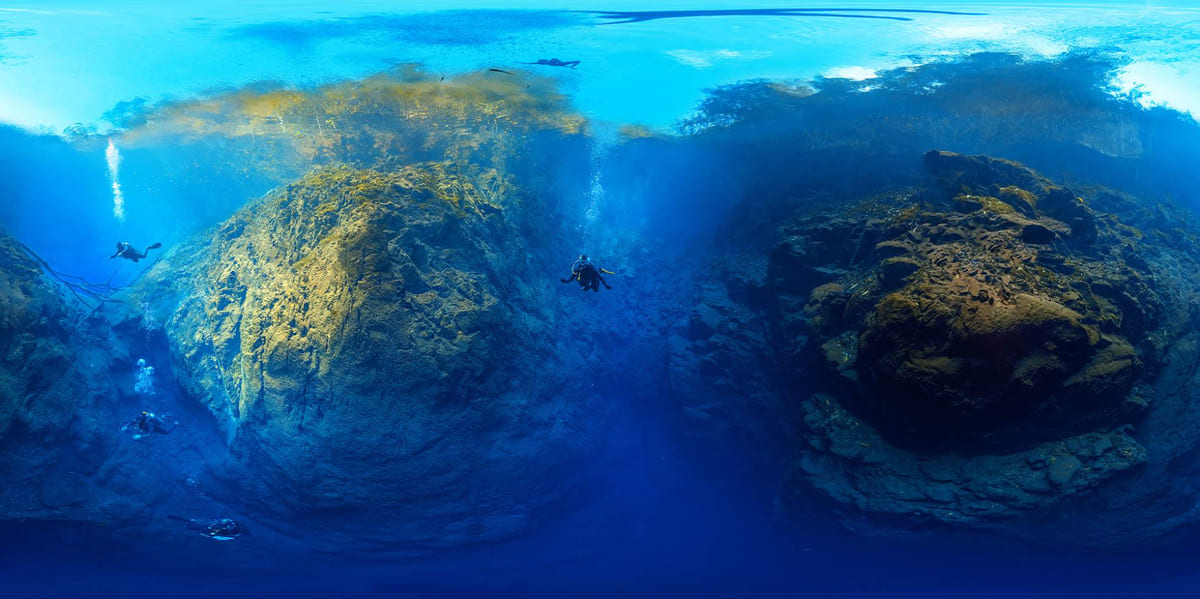 Lagoa Misteriosa (Jardim, MS, Brasil): reconhecida pelo Guinness como a maior imagem panorâmica subaquática | © Marcio Cabral