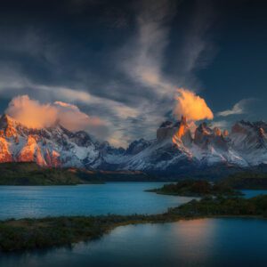 Monte Paine Grande e os Los Cuernos del Paine - Patagônia Chilena